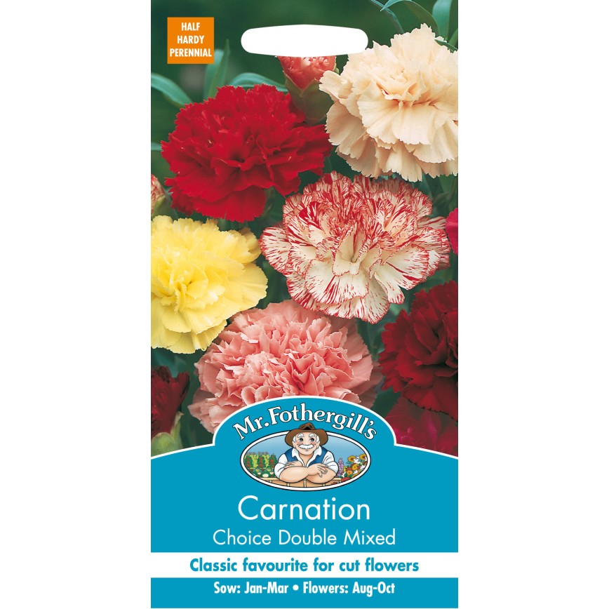 Seminte DIANTHUS caryophillus Choice Double Mixed - Garofite
