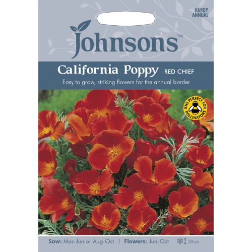 Seminte ESCHSCHOLTZIA californica-Californian Poppy- Red Chief -Mac Californian