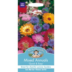 Seminte MIXED annuals - Quick and Easy -Amestec flori anuale