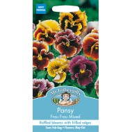 Seminte VIOLA wittrockiana-Pansy- Frou Frou Mixed -Panselute ondulate Seminte VIOLA wittrockiana-Pansy- Frou Frou Mixed -Panselute ondulate