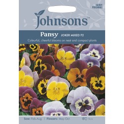 Seminte VIOLA wittrockiana-Pansy- Joker Mix F2 -Panselute cu floare medie Seminte VIOLA wittrockiana-Pansy- Joker Mix F2 -Panselute cu floare medie