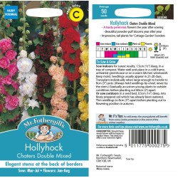 Seminte ALCEA rosea-Hollyhock- Chartes Double Mixed -Nalba de gradina Seminte ALCEA rosea-Hollyhock- Chartes Double Mixed -Nalba de gradina