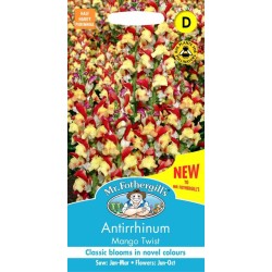 Seminte ANTIRRHINUM majus- Mango Twist -Gura Leului Seminte ANTIRRHINUM majus- Mango Twist -Gura Leului
