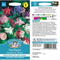 Seminte AQUILEGIA vulgaris- Biedermeier Mixed -Caldaruse Seminte AQUILEGIA vulgaris- Biedermeier Mixed -Caldaruse