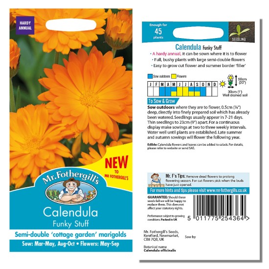 Seminte CALENDULA officinalis- Funky Stuff -Galbenele Seminte CALENDULA officinalis- Funky Stuff -Galbenele