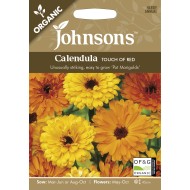 Seminte CALENDULA officinalis- Touch of Red ORG -Galbenele