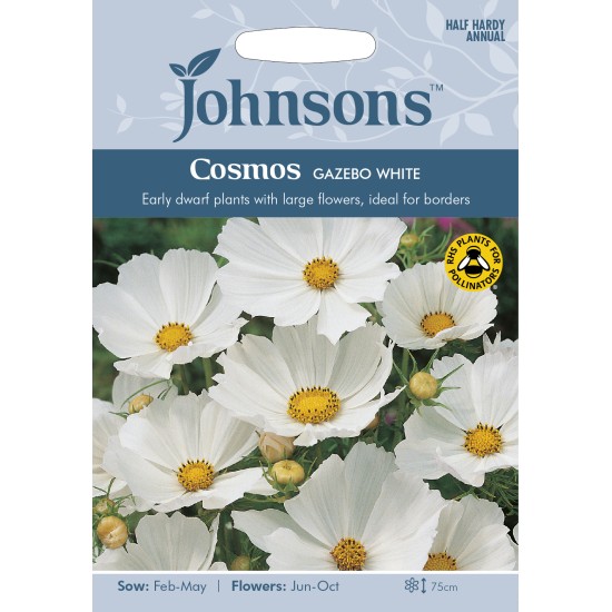 Seminte COSMOS bipinnatus- Gazebo White -Mararite
