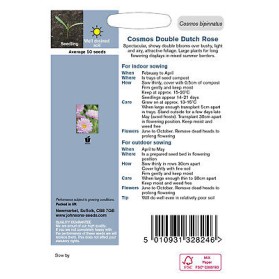 Seminte COSMOS bipinnatus- Double Dutch Rose -Mararite