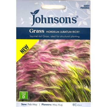 Seminte Grass-HORDEUM jubatum Ricky -Coada de veverita-Iarba decorativa