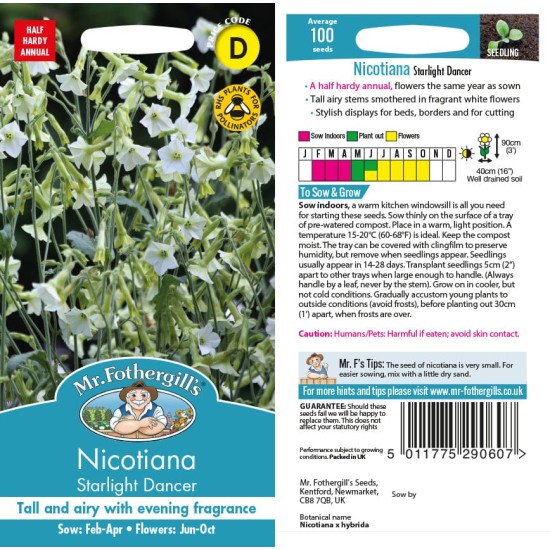 Seminte NICOTIANA hybrida- Starlight Dancer -Regina noptii parfumata