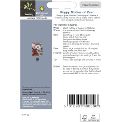 Seminte PAPAVER rhoeas-Poppy- Mother of Pearl -Mac anual