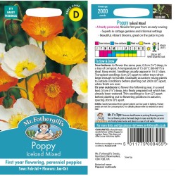 Seminte PAPAVER nudicaule-Poppy- Iceland Mixed -Mac peren  Seminte PAPAVER nudicaule-Poppy- Iceland Mixed -Mac peren