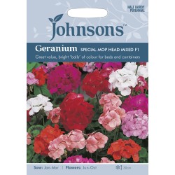 Seminte PELARGONIUM zonale-Geranium- Special Mop Head Mixed F1 -Muscate Seminte PELARGONIUM zonale-Geranium- Special Mop Head Mixed F1 -Muscate