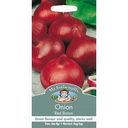 Seminte ALLIUM cepa-Onion- Red Baron  - Ceapa rosie rotunda de iarna