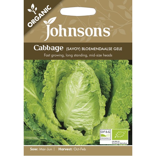 Seminte BRASSICA-Cabbage- oleracea capitata (Savoy) Bloemendaalse Gele ORG