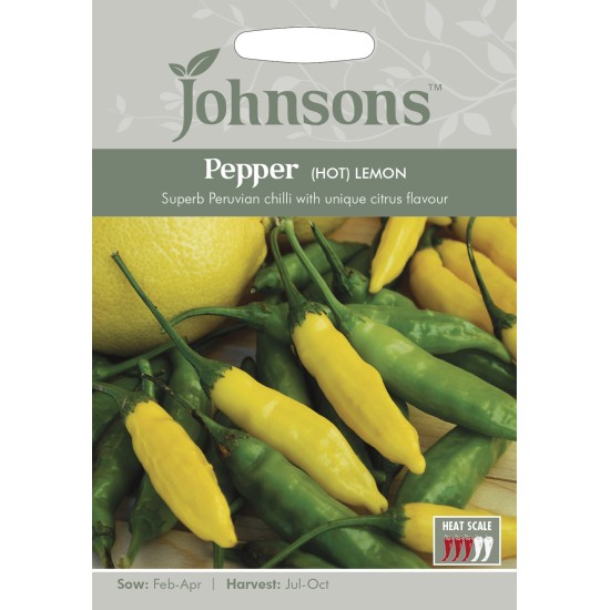 Seminte CAPSICUM annuum-Pepper Hot- Lemon -Ardei iute cu aroma citrata