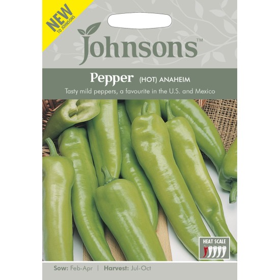 Seminte CAPSICUM annuum-Pepper Hot- Anaheim -Ardei iute verde