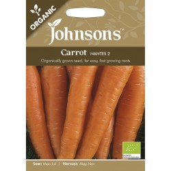 Seminte DAUCUS carota-Carrot- Nantes 2 ORG -Morcov cu seminte organice