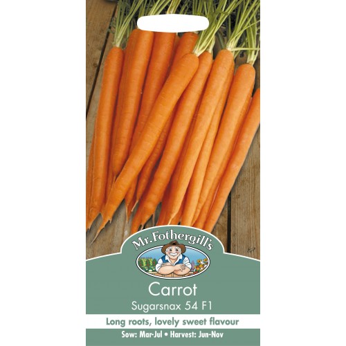 Seminte DAUCUS-Carrot- carota Sugarsnax 54 F1 - Morcov dulce, radacini lungi, rezistent la boli