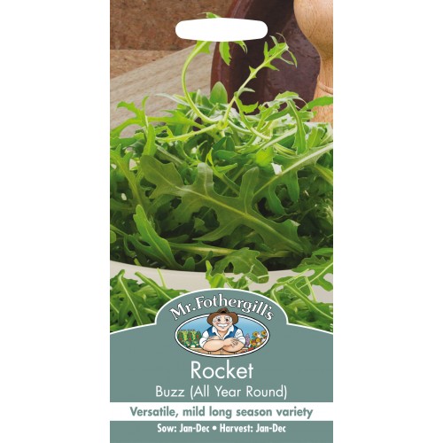 Seminte ERUCA sativa-Herbs Rocket- Rocket Buzz (All Year Round) -Rucola cu frunza crestata