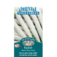 Seminte RAPHANUS sativus-Radish- (Mooli) Mino Early -Ridichi asiatice (Daykon) de toamna, albe