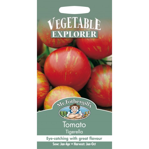 Seminte TOMATO-Solanum lycopersicum- Tigerella - Tomate medii vargate