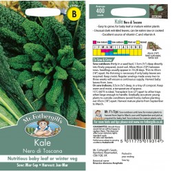 Seminte BRASSICA oleracea acephala-Kale- Nero di Toscana (foth) -Varza de frunze, neagra, rezistenta la frig