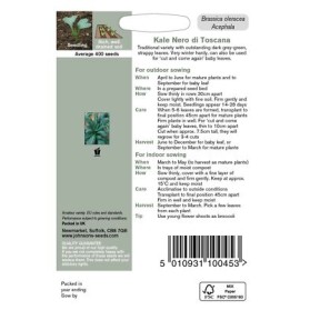Seminte BRASSICA oleracea acephala-Kale- Nero di Toscana (john) -Varza de frunze, neagra, rezistenta la frig