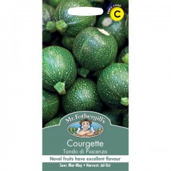 Seminte CUCURBITA pepo-Courgette- Tondo di Piacenza -Dovlecel rotund, negru
