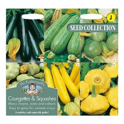 Seminte CUCURBITA pepo- Courgette&Summer Squash COLLECTION -Colectie dovlecei -6 soiuri ambalate separat