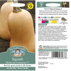 Seminte CUCURBITA pepo-Squash moschata Butternut- Sweetmax F1 -Dovleac placintar, parfumat