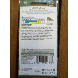 Seminte LACTUCA sativa-Lettuce- Lollo Rossa -Salata creata, rosie