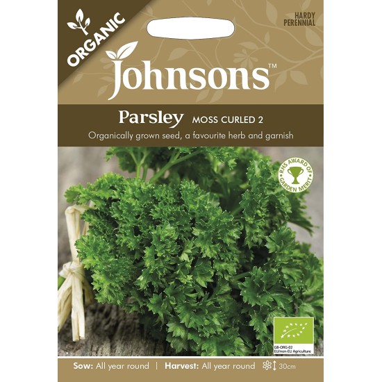 Seminte PETROSELINUM crispum-Herbs Parsley- Moss Curled ORG -Patrunjel cret