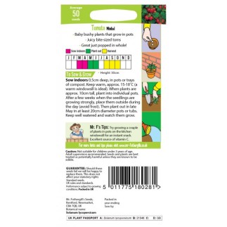 Seminte TOMATO-Solanum lycopersicum- Minibel -Tomate pitice, de ghiveci